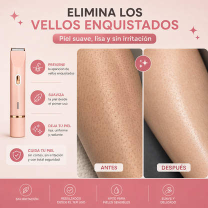 Depiladora Eléctrica 2 en 1 para Zona Íntima y Cuerpo  Lumora´s